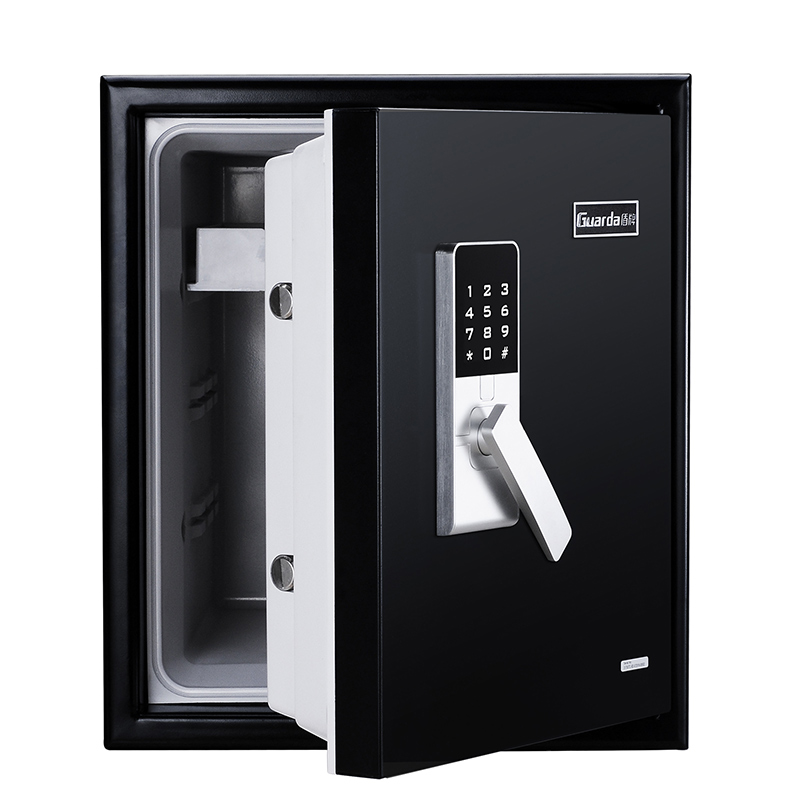 Medium Fire Safe Model 3175ST with touchscreen digital lock in black half open